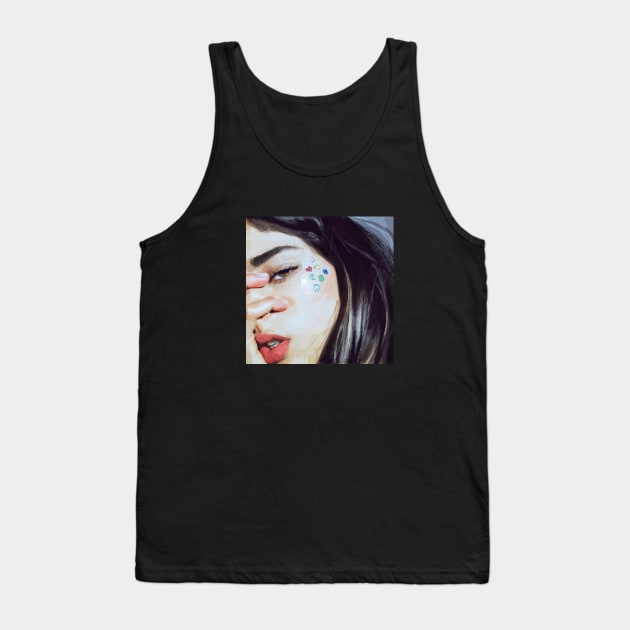 Young God Tank Top by jenniferflorencia